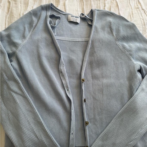 Old Navy Light Blue Ribbed Tank - Picture 5 of 5